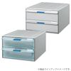KOKUYO Letter Case Transparent Drawer A4 2 Deep LC-UNT202M