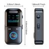 Wireless Handsfree Call Car Kit Receiver Adapter 3.5mm AUX Transmitter and Receiver MP3 Music Player Audio Receiver