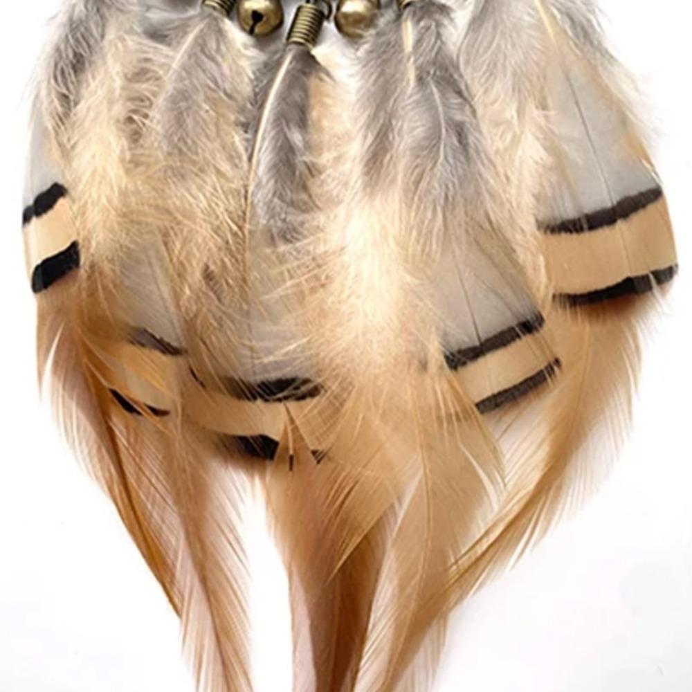 Crystal Stone Dreamcatcher Car Pendant Retro Car Hanging Ornament  Car Interior Decoration