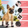 4PCS Dog Boots Breathable Anti-Slip Dog Shoes Paw Protection for Hot Pavement Outdoor Walking Dirt Insect Shield