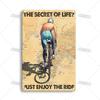 Artisian Cycling Metal Sign Bicycle Tin Plaque Bike Decorative Poster Wall Decor Garage Bar Pub Club Hotel Cafe Kitchen Home