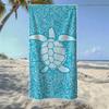 Ocean Sea Turtle Pattern Beach Towel, Soft Quick-Drying, Perfect For Portable Outdoor Travel, Swimming, Camping And Summer Beach