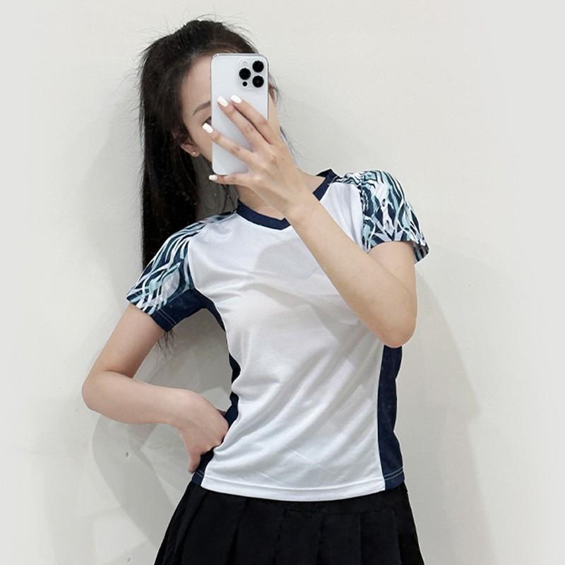 Quick-Dry Badminton Set Women Men Sportswear Running Tennis Volleyball Training Competition Uniform