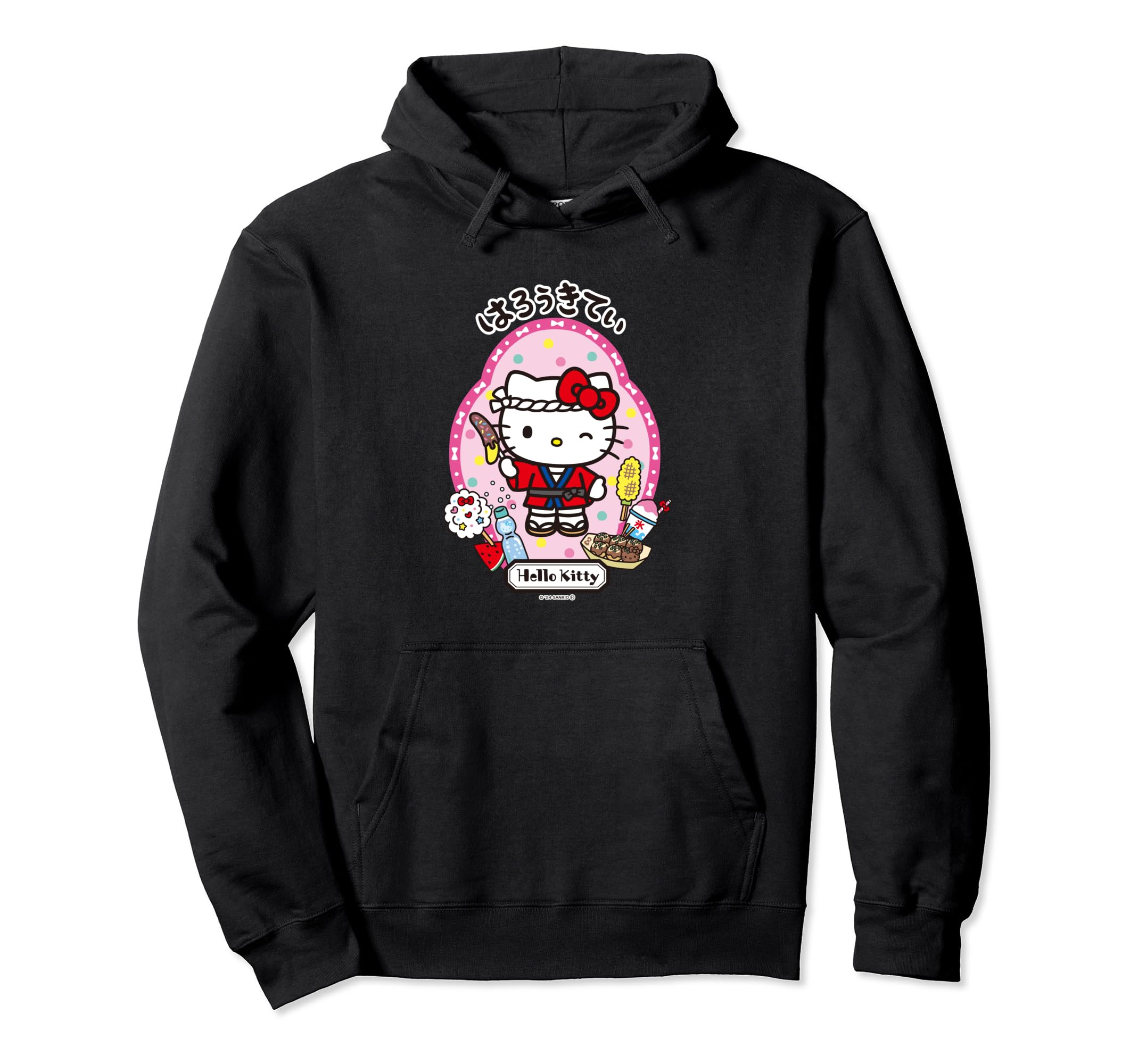 

Фестивальная толстовка Hello Kitty чёрный