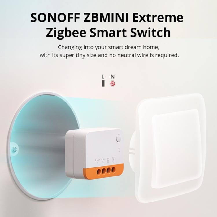ZBMINI Extreme L2 Zigbee DIY Switch No Neutral Wire Required 2 Way Control