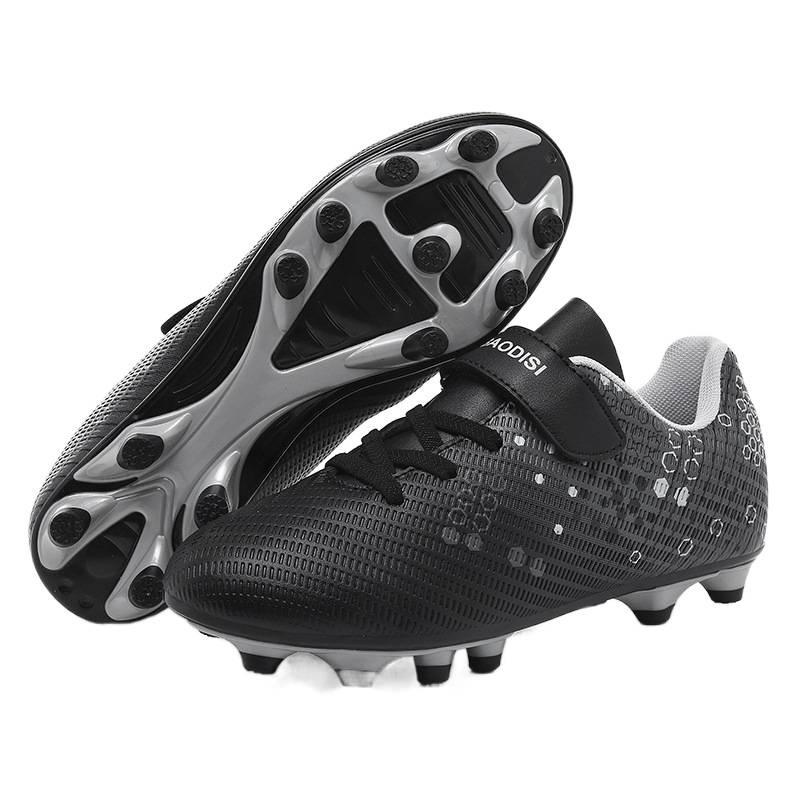Kids' Velcro Football Shoes - Studded TF Training Sneakers for School Boys & Girls