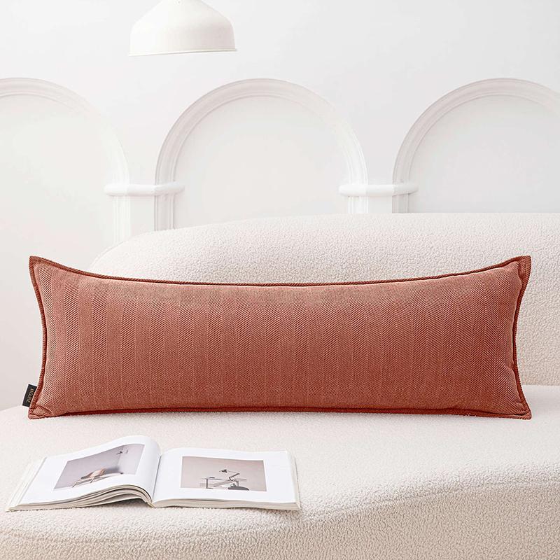 30x507090120cm Solid Color Rectangle Throw Pillow Cover Nordic Sofa Waist Cushion Cover Home Decorative Pillowcase Large Size 30x50cm 3150₽