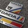3D hliníková automobilová emblémová odznaky Zadní samolepka na kufr Pro Dacia Logan Sandero Duster Lodgy Spring Jogger Dokker Stepway RS Příslušenství