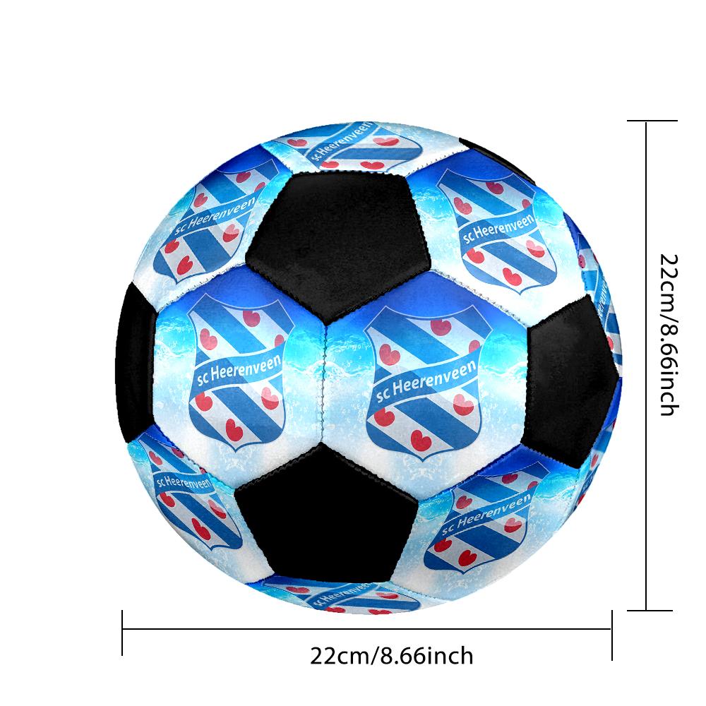 GRÖSSE 5 SC Heerenveen Fußball Bunt Alle Altersgruppen Maschinengenäht PVC Wettkampfbereit Langlebig Hoher Rückprall