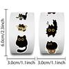 500Pcs Cute Black Cat Stickers Creative Diy Graffiti Stickers Phone Water Bottle Luggage Decals Children Reward Decor Stickers