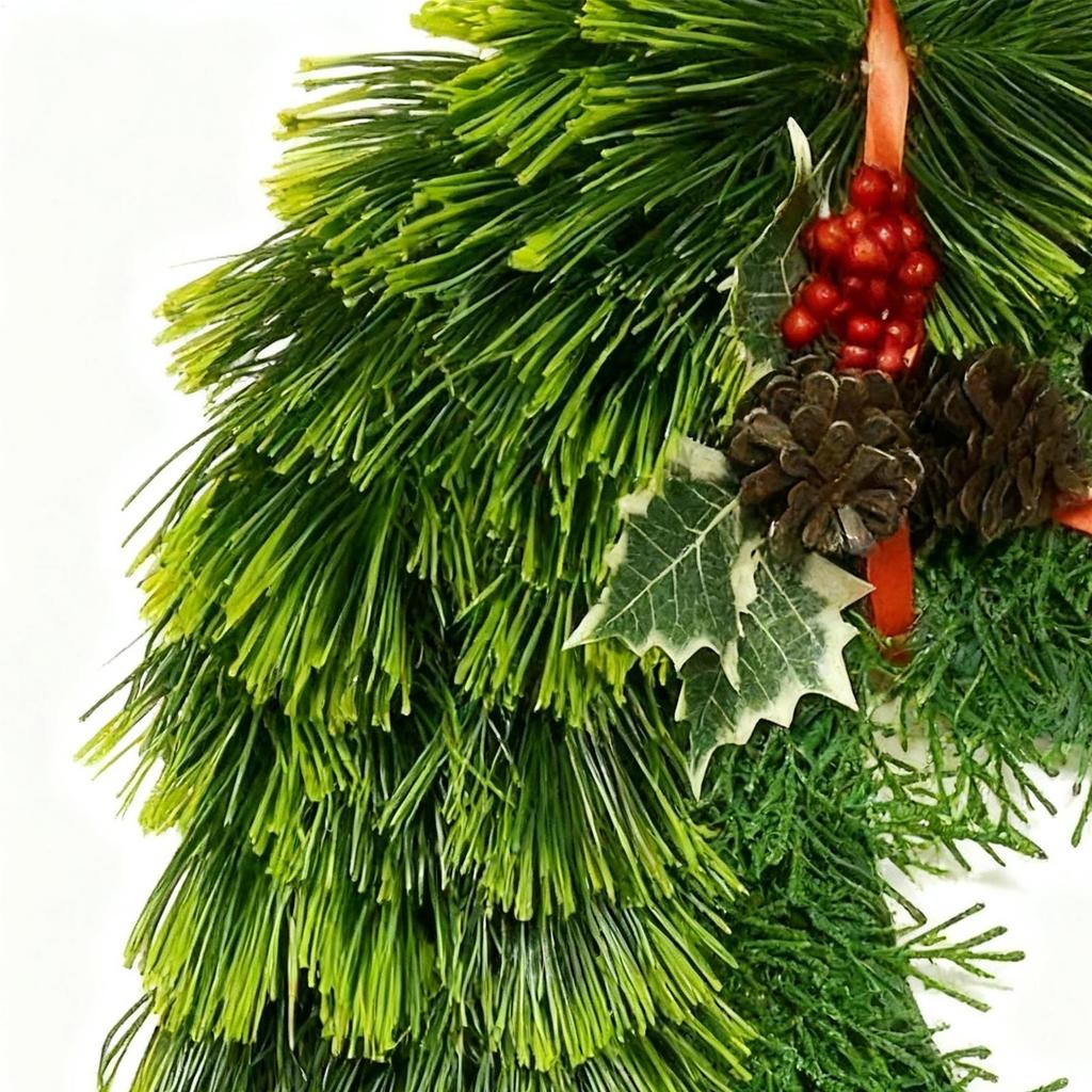 Weihnachtskranz für Haustür Wiederverwendbar Festlicher Pferdekopf Weihnachtskranz Dekoration für Innen Außen Fenster Kaminsims Restaurant