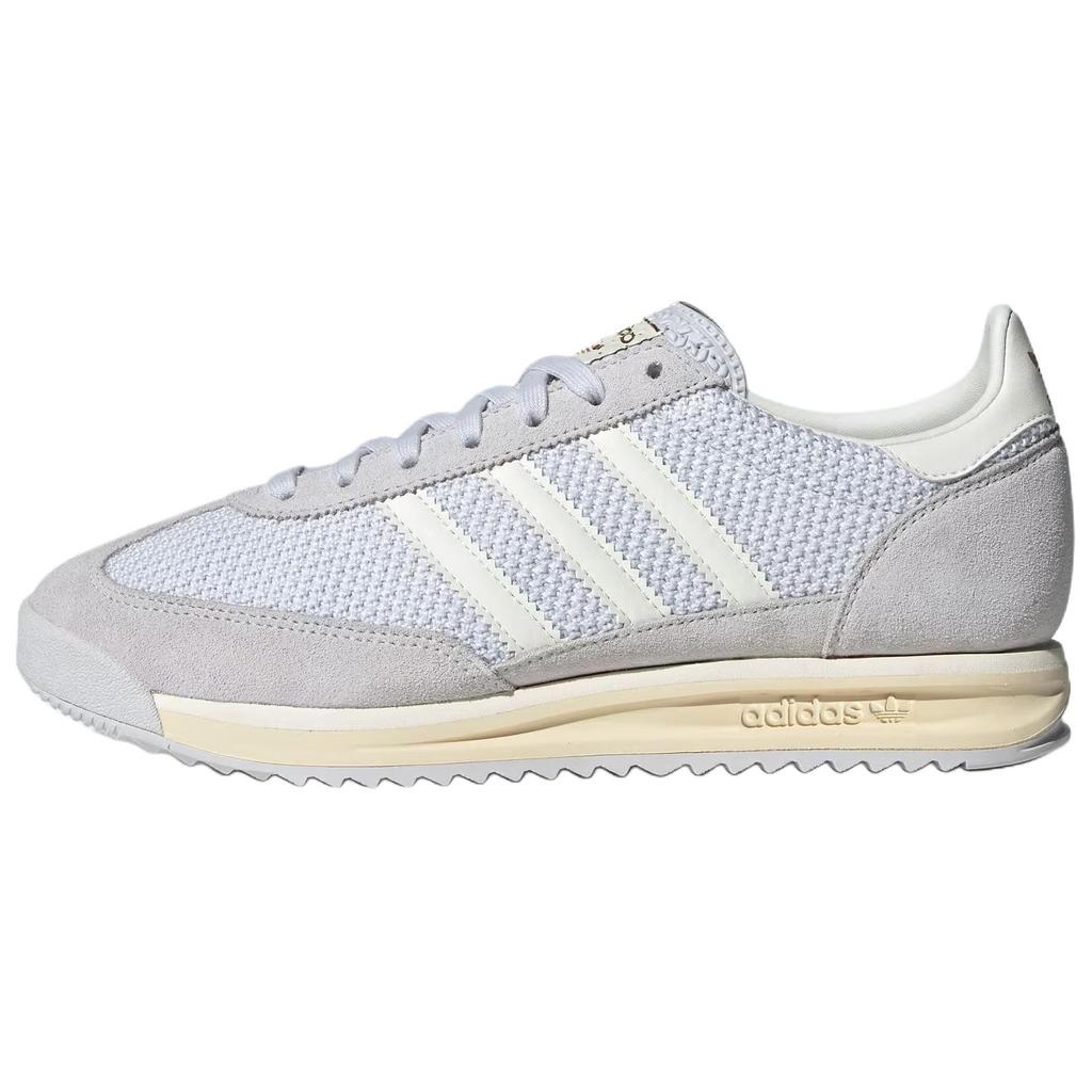 Adidas Originals Sl 72 Rs Leather Versatile Comfortable Durable Low-Top Lifestyle Casual Shoes Unisex Casual Shoes Gray JR8773