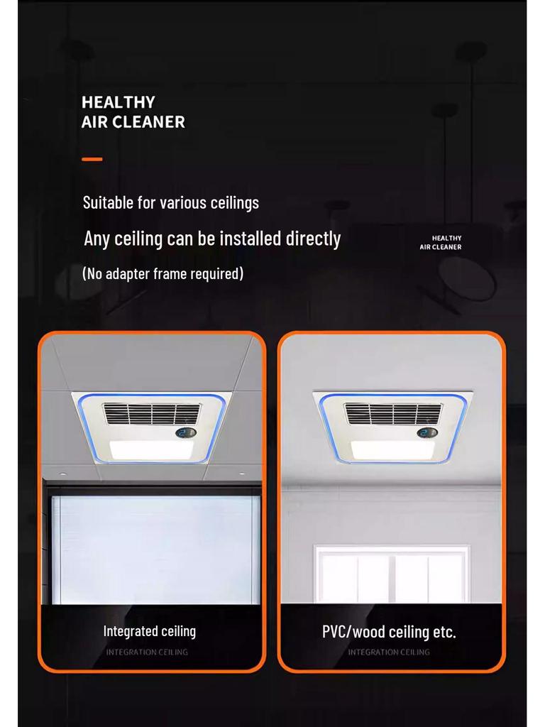 Exquisite Good Wife Warm Air Bath Heater with Light, Exhaust, and Ventilation - Integrated Ceiling Gypsum Board Compatible.