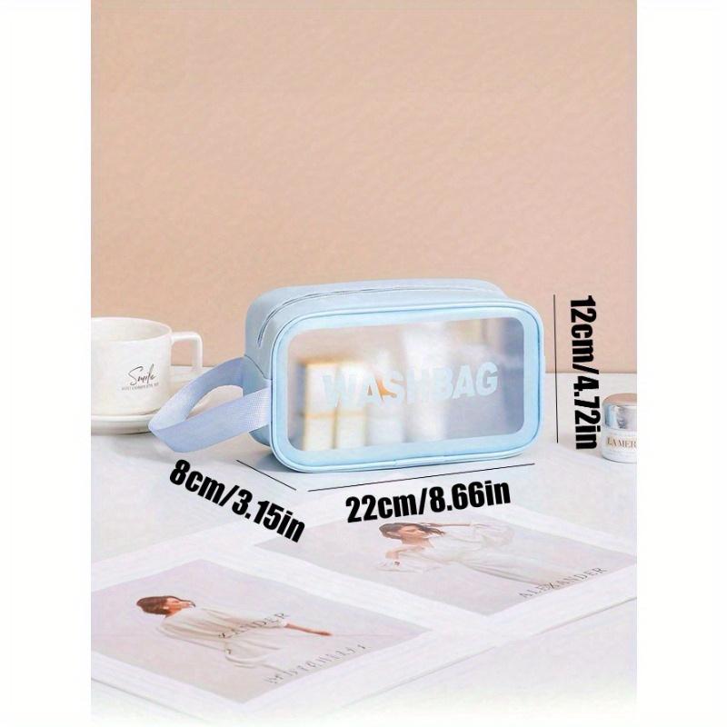 

3-In-1 Toiletry Bag Set: Portable Makeup Bag, Waterproof PVC Cosmetic Bag, Multi-Functional Makeup Organizer Bag For Summer