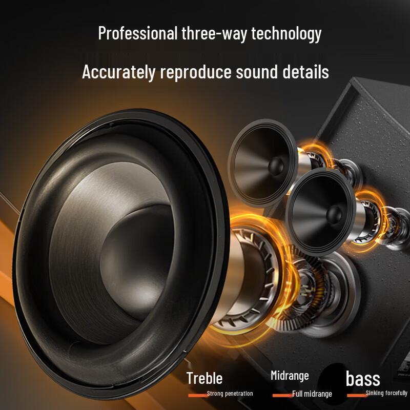 Soaiy 8-inch Portable Outdoor KTV Speaker