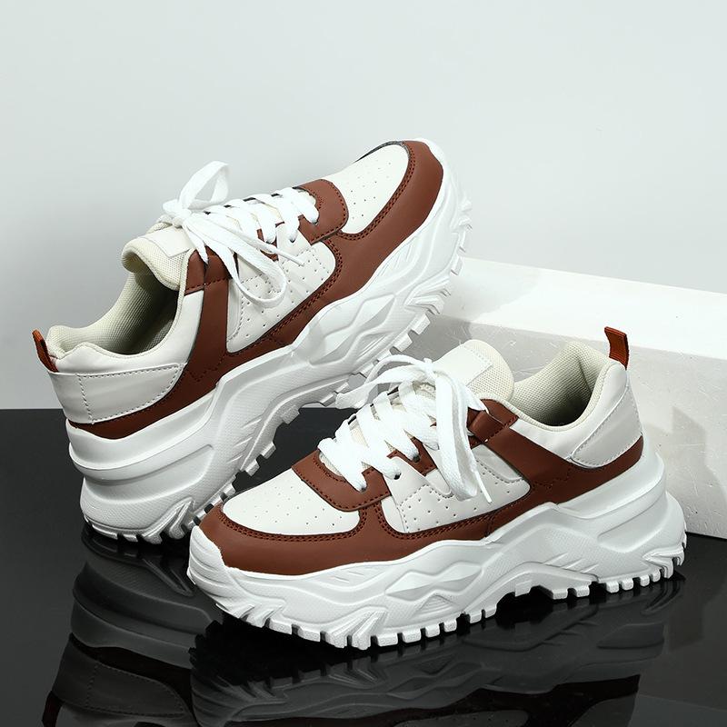 Women Chunky Casual Sneakers Breathable Wedge Platform Trainers Fashion Walking Shoes Size 35-45 Everyday Comfort