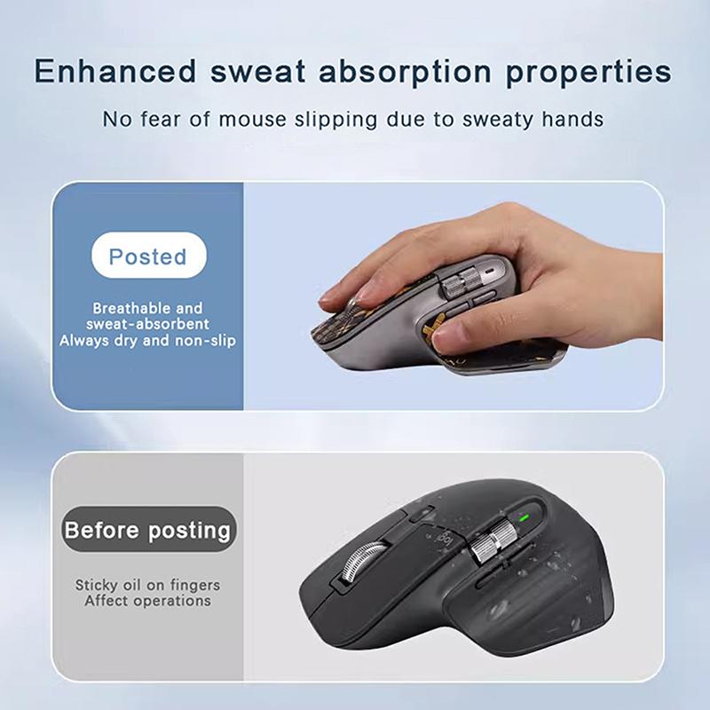 Musegreipteip Skatesticker Sklisikker Absorberer Svette Muse Anti-skli Klistremerke For Logitech Mx Master 3S