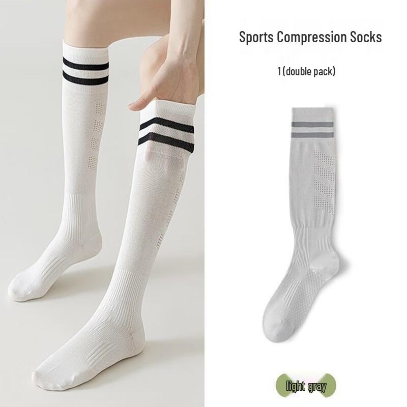WEZHO Women s Athletic Compression Calf Socks with Massage Sole