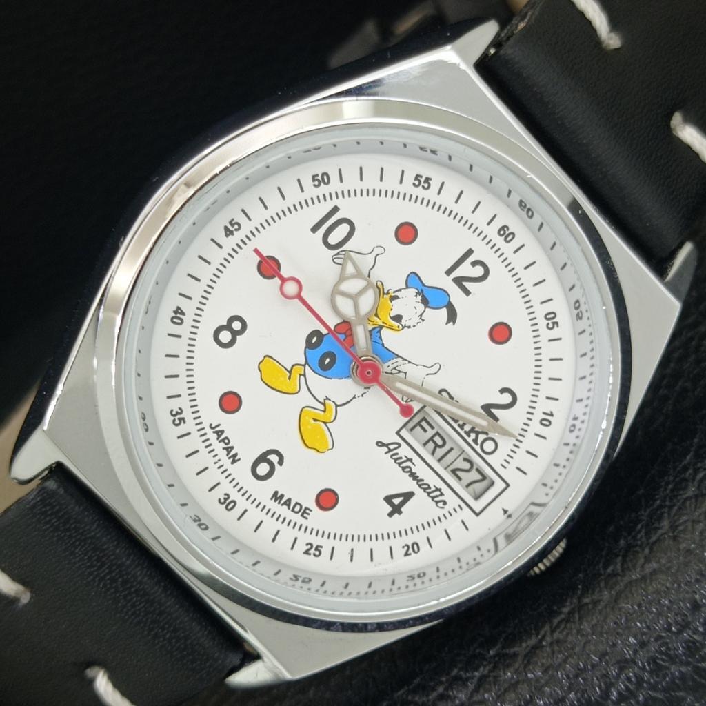 

VINTAGE REFURBISHED SEIKO AUTOMATIC 6309A JAPAN MENS WHITE DIAL WATCH a443010-1