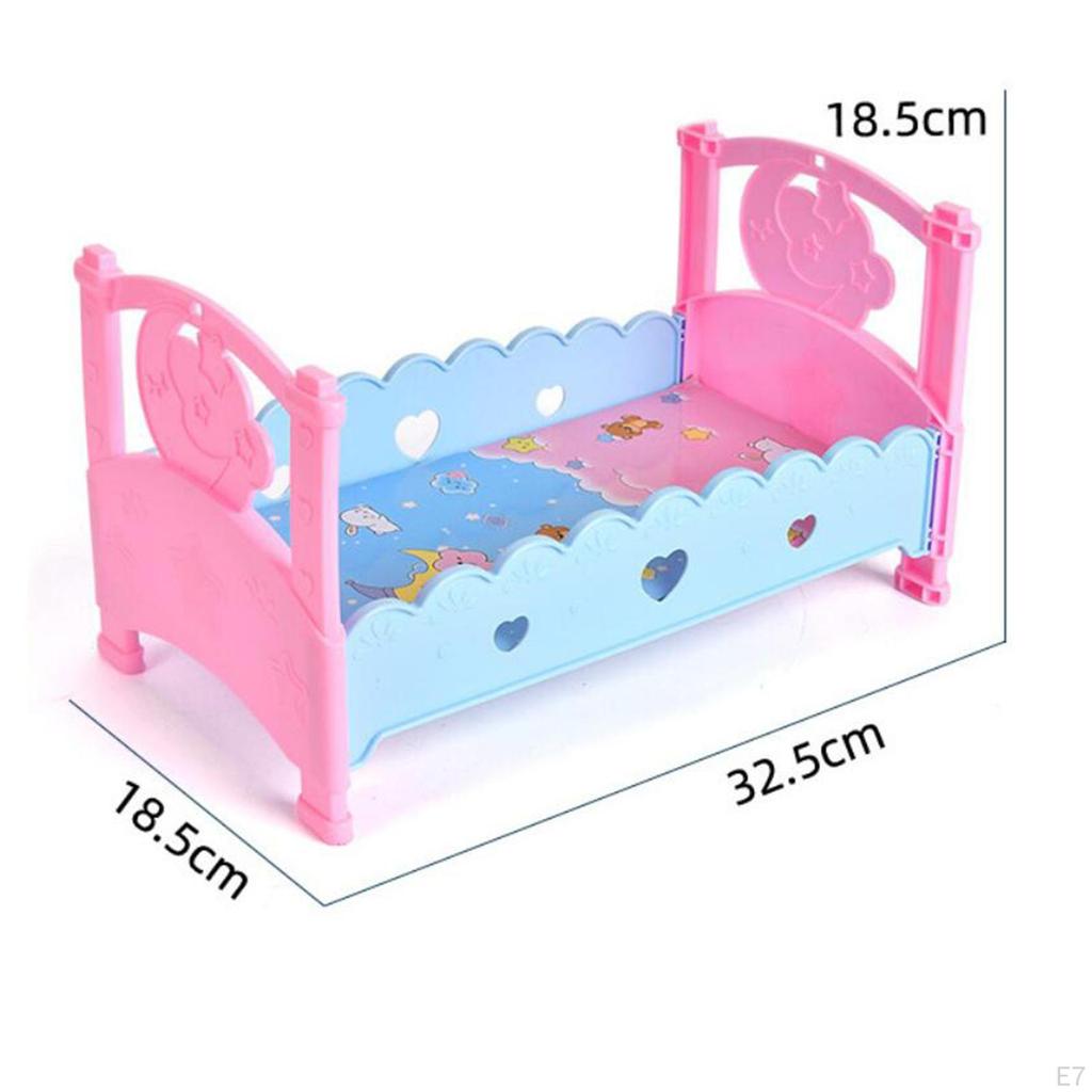 1/12 1/6 Dollhouse Miniature Model Bed Doll Accessories Decoration Toy Scenery Supplies