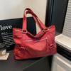 Large Leather Tote Bag with Front Zip Pocket and Adjustable Straps Stylish Women's Everyday Shoulder Bag