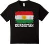 Men T Shirt Kurdistan Kurdish Flag Vintage Distressed Aged Look Funny t-Shirt Novelty Tshirt Black L