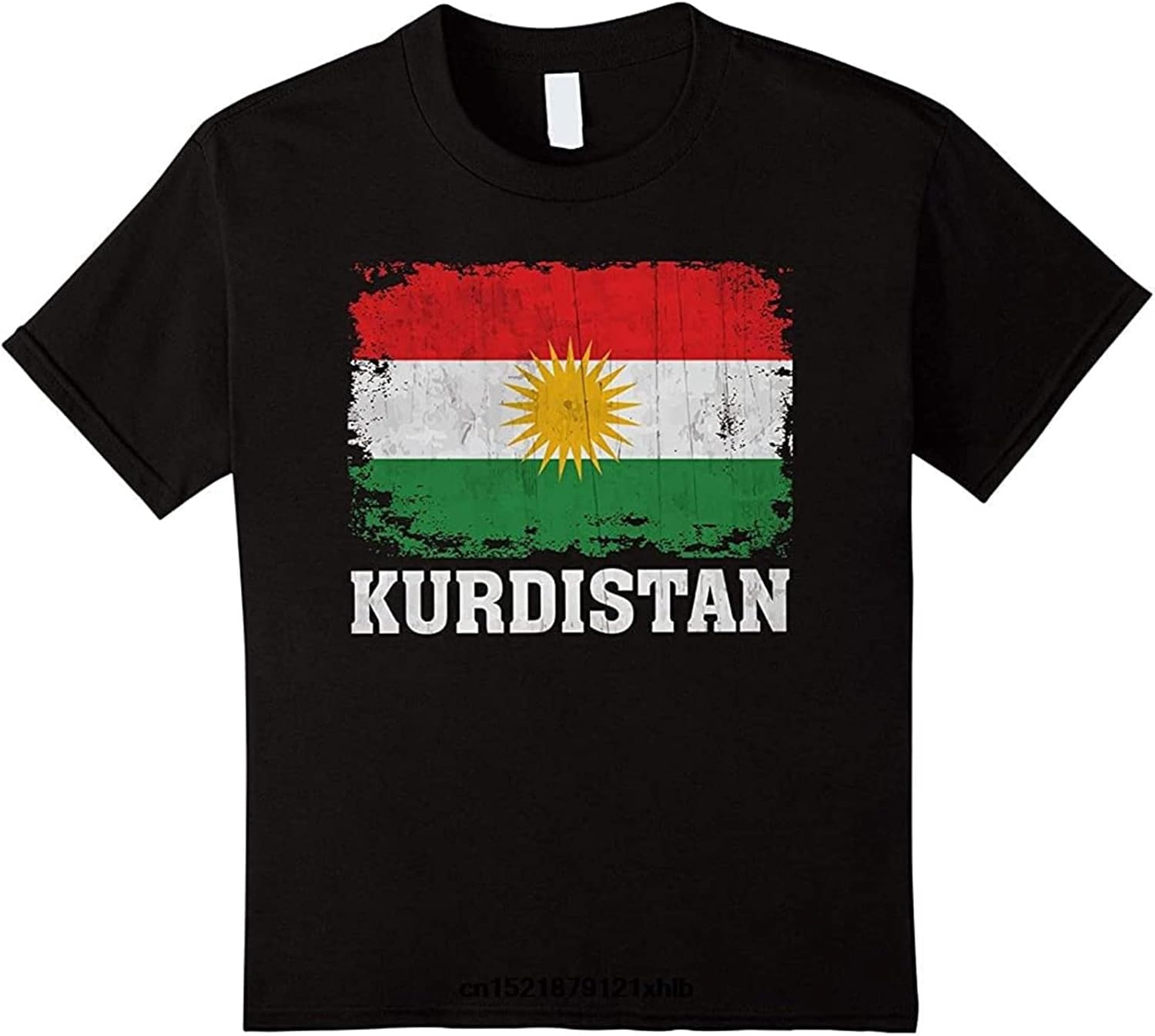 Men T Shirt Kurdistan Kurdish Flag Vintage Distressed Aged Look Funny t-Shirt Novelty Tshirt Black L 3XL чёрный