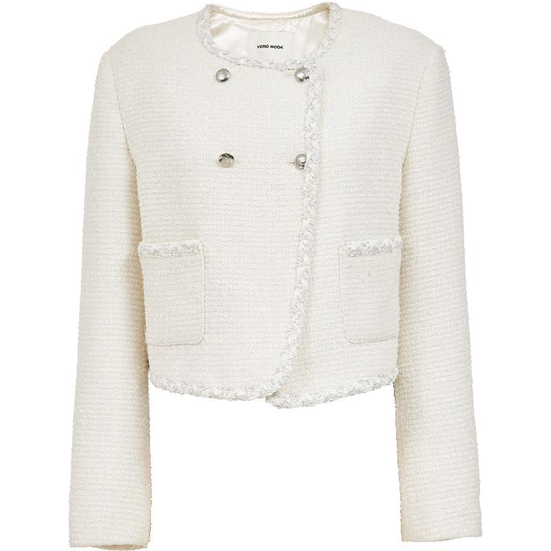 

VEROMODA Women s Textured Sequin Wool Blend Jacket S