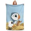 Puffin Rock Zeichentrick   Flaneldecke  Tolle Überwurfdecke für Bett Sofa Couch 200x150cm Teppichstück