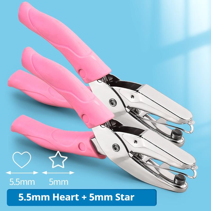 1.5/3/6mm Hole Puncher Portable Single Hole Punch Paper Material Scrapbooking Handheld Metal Craft Office Binding Tool Supplies
