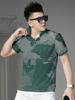 European Trendy Brand Printed Short-Sleeved Polo Shirt for Men Summer 2025 New Slim Fit Lapel Top Half-Sleeved T-Shirt for Men