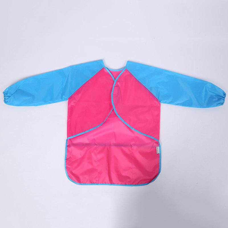 Children's Long-Sleeved Art Apron for DIY Painting & Pottery