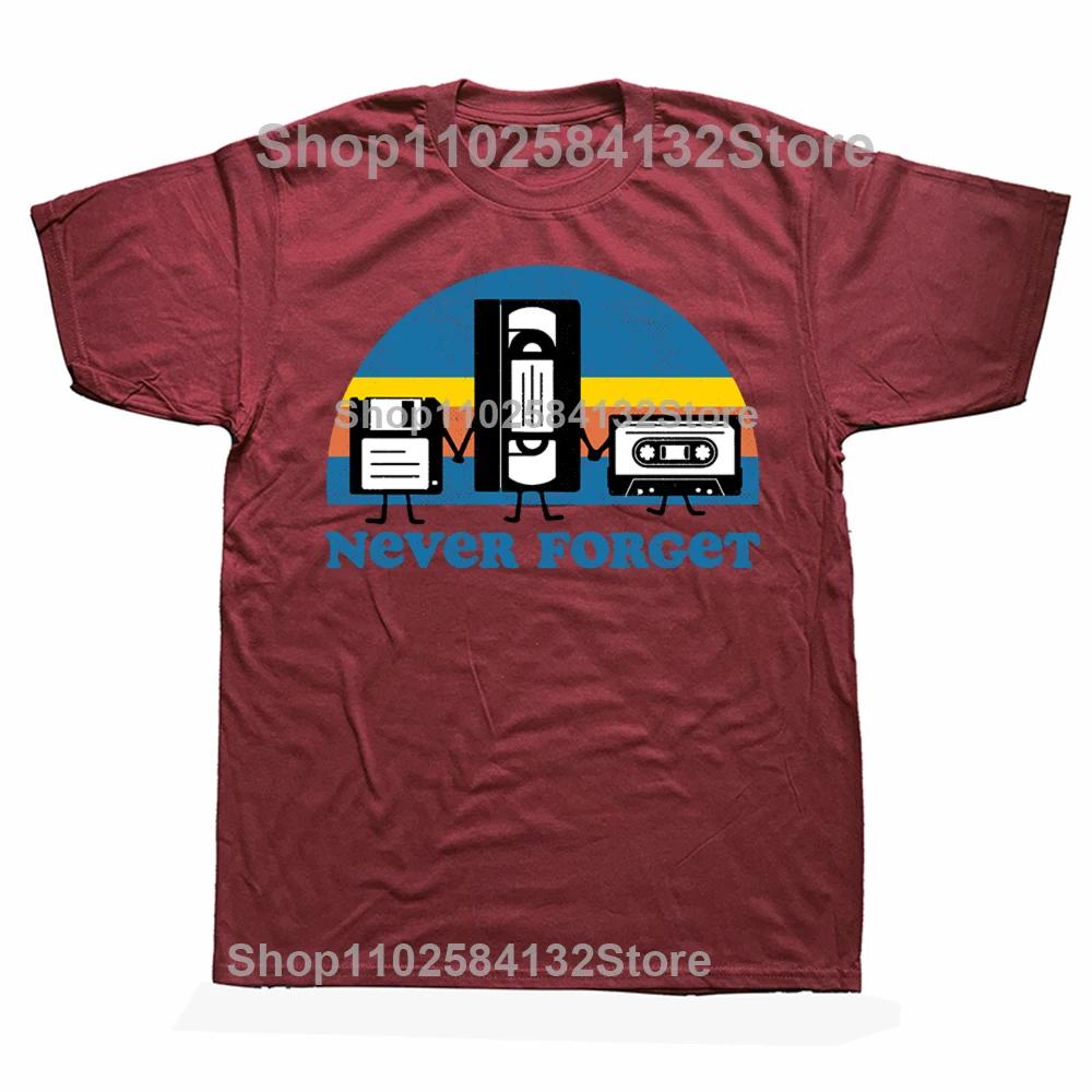 Never Forget Sarcastic Graphic Music Tshirt WoCotton T-Shirt Top Summer Oversized T-Shirt Loose Tops Clothes