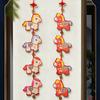 Traditional Style Spring Festival Door Decoration Cute Design Bless Words Festive Blessing Ornament Good Luck Red Blessing
