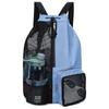 Swim Bag Mesh Drawstring Backpack with Wet Bag Beach Backpack, Gym and Exercise Gear Bag