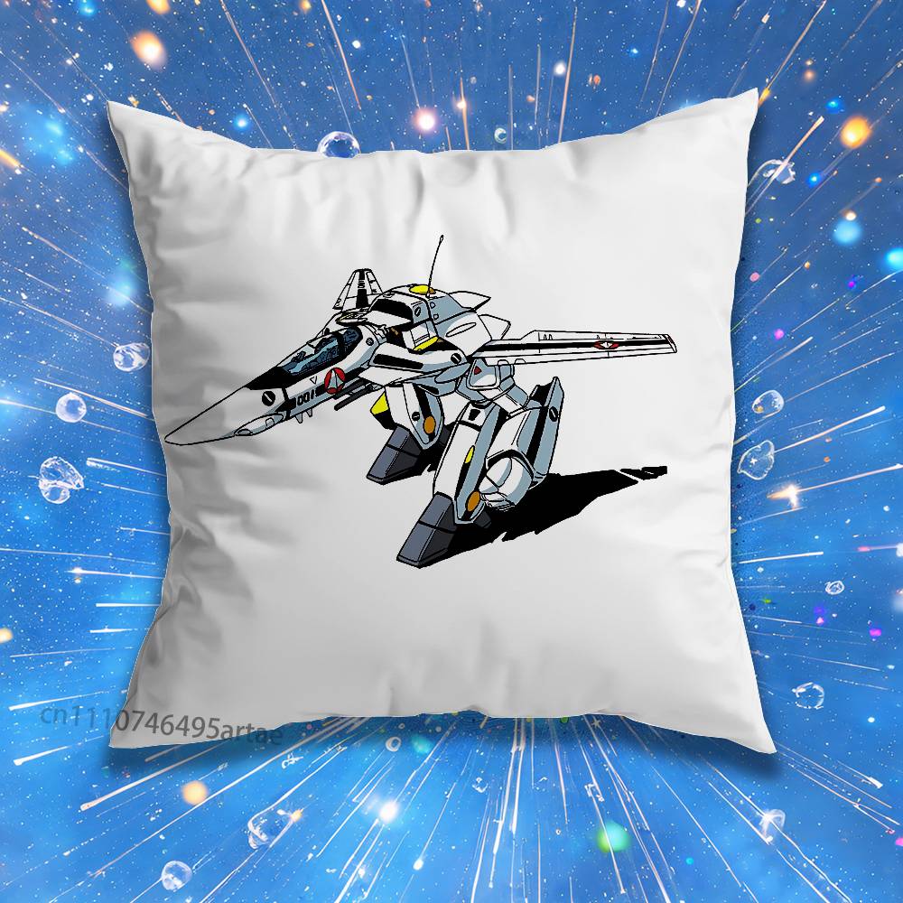 R-Robotech Anime Macross Pillow for Sofa Seat Chair Decorative/Modern Home Decor Print Throw Cushion