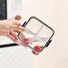 Square Compartmentalized Sealing Jar with Lid, Perfect Christmas Gift, Kitchen Organization,Square Container, Foodsafe Material