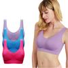 Women Pure Color Plus Size Ultra-thin Large Bra Sports Bra Full Cup Tops For Comfort