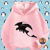 How To Train Your Dragon 2026 Hot Sale  Hoodie Cartoon Print Autumn Winter Kids Student Fashion