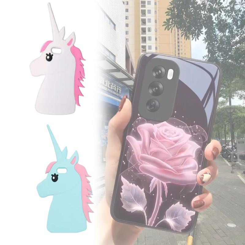 Cute Unicorn 3d Cartoon Horse Rubber Case Cover Mobile Phone Iphone Supplies