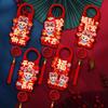 2pcs Traditional 2025 Snake Year Doorknob Pendant Door Handle Decoration  Spring Festival Supplies