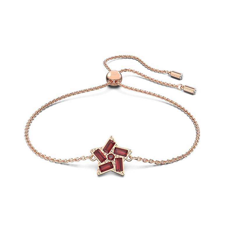 Swarovski  Heart  Lucky Star Bracelet Red Women s Style 5624353 красный