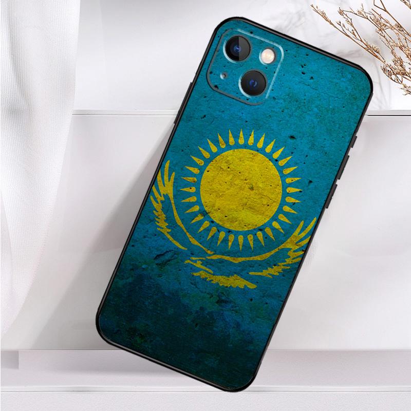 

Чехол с флагом Казахстана для iPhone 14 16 15 Pro Max 11 12 13 Mini 7 8 Plus X XR XS MAX, мягкий противоударный чехол iPhone 15 Pro