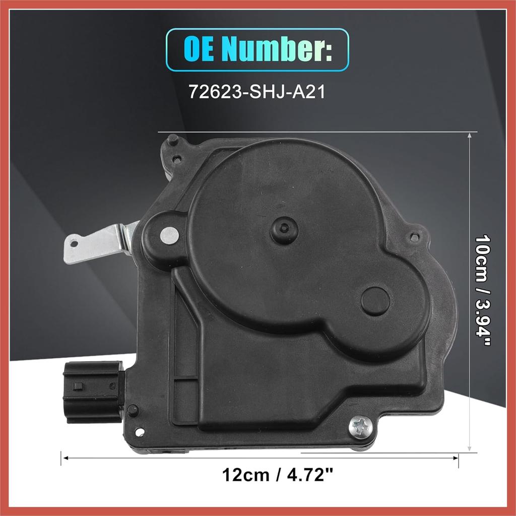 ACROPIX Rear Right Passenger Side Power Door Lock Actuator Motor for Honda Odyssey 2005-2010 5-Door Side Slide Door Lock Door Latch Actuator Assembly