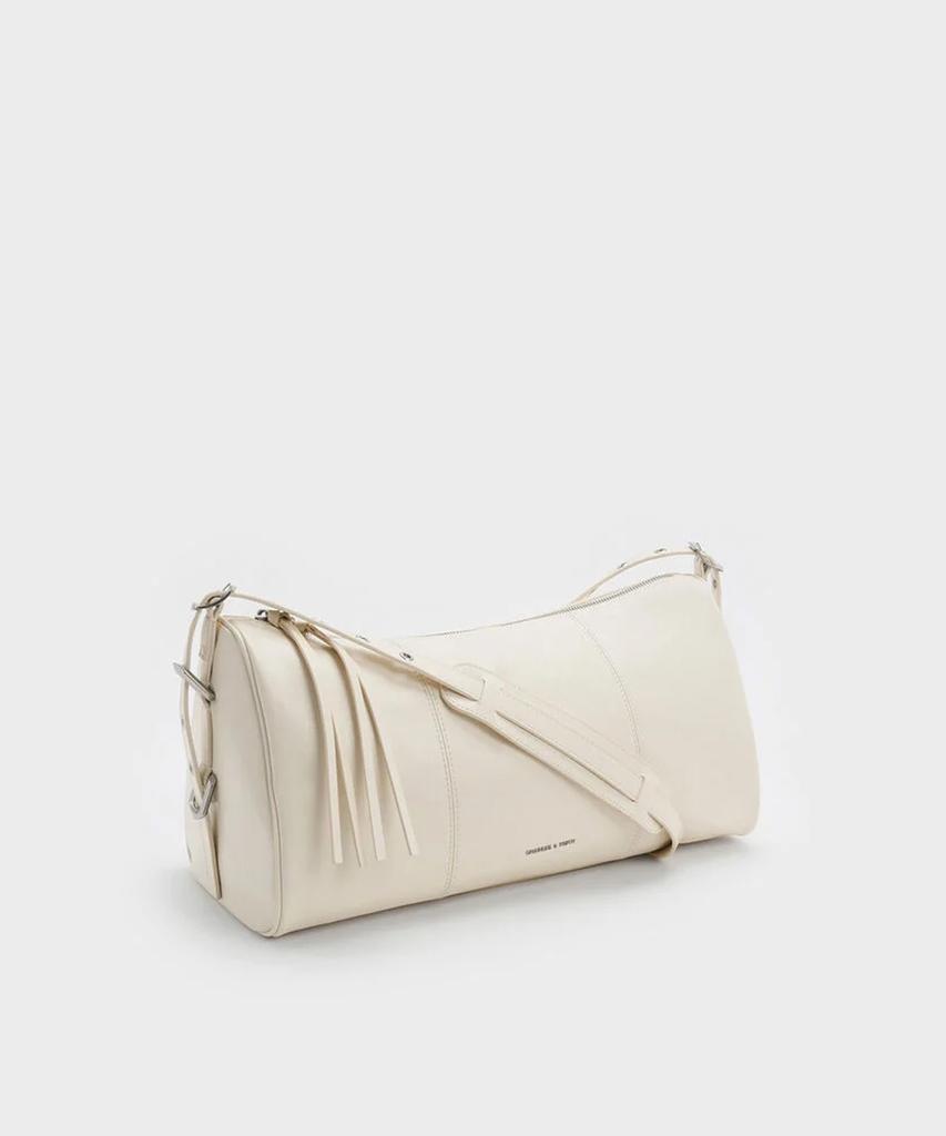 Charles & Keith Brina Panel Grommet-Strap Crossbody Bag 2 Colors Ck2-80271493