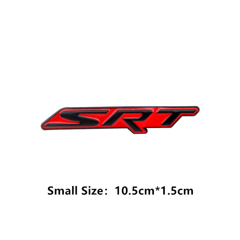 Metal 3D Car Rear Trunk Stickers For Charger Srt Emblem Badge Sxt Challenger Durango Viper Caliber Grill Emblem Badge Decoration