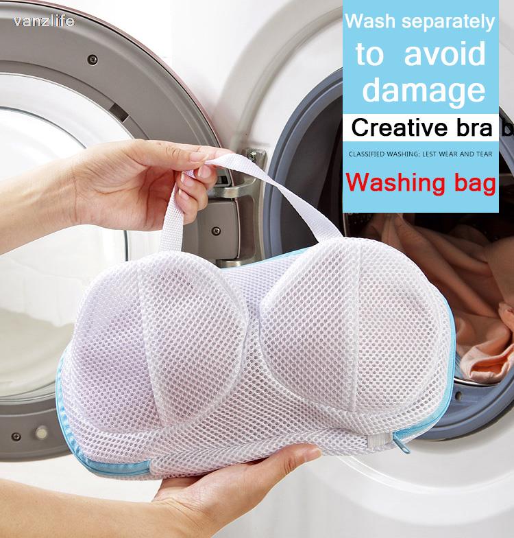 Síťovaná podprsenka Tašky na prádlo Pračka Spodní prádlo Přenosná taška na prádlo pro domácnost Antideformace Oddělený organizér na oblečení