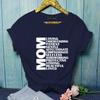 Women's Plus Size Y2K MOM T-Shirt Women's Fashion MOM Summer T-Shirt Tops
