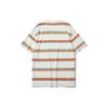Li Ning Cf Mars Sports Fashion Series Alien Relic Striped Loose Short Sleeve T-Shirt Men Tops Orange AHSR724-3