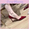 Elegant French Style High Heels For Women With Pointed Toe And Slim Heel For Daily Wear